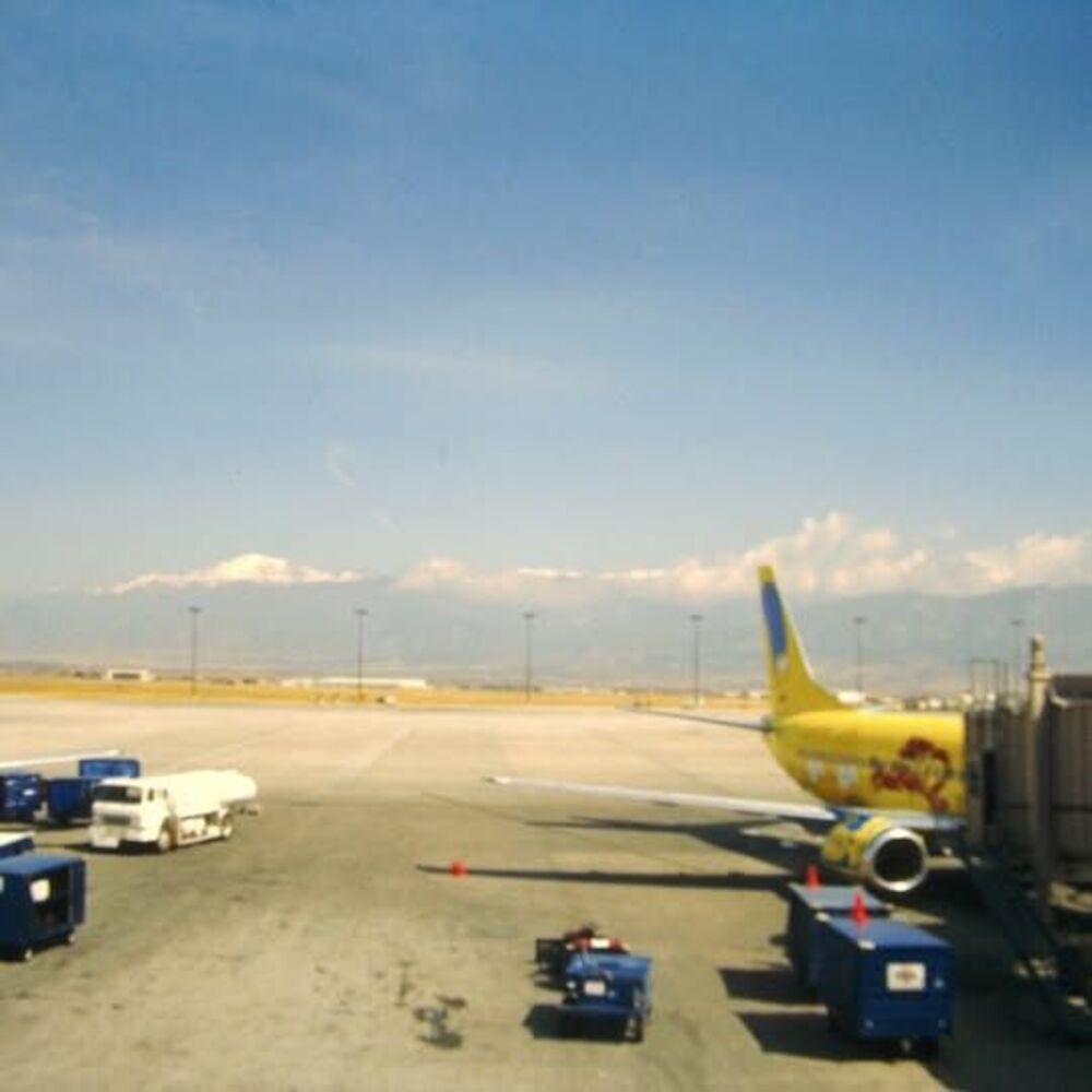 Original 1996 35mm Slide, "Western Pacific Airlines Boeing 737-300 2", Colorado